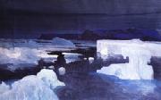Alexeievtch Borissov Glaciers,Kara Sea Sweden oil painting artist